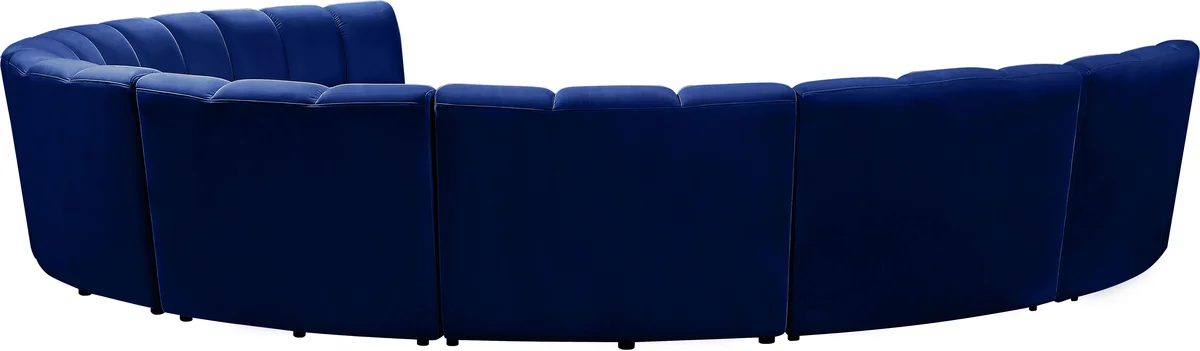 Infinity - 8 Piece Modular Sectional - Navy