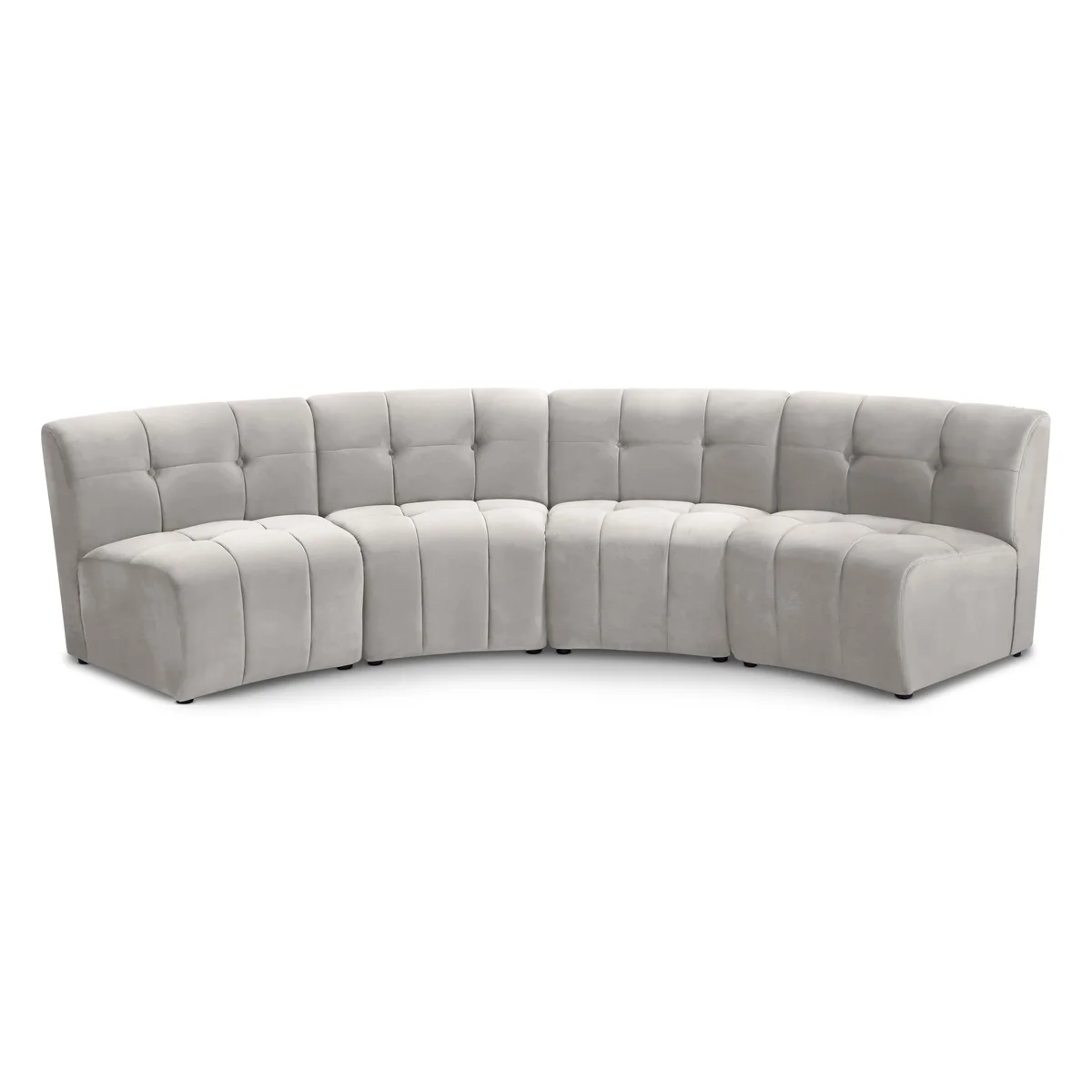 Limitless - 4 Piece Modular Sectional - Cream