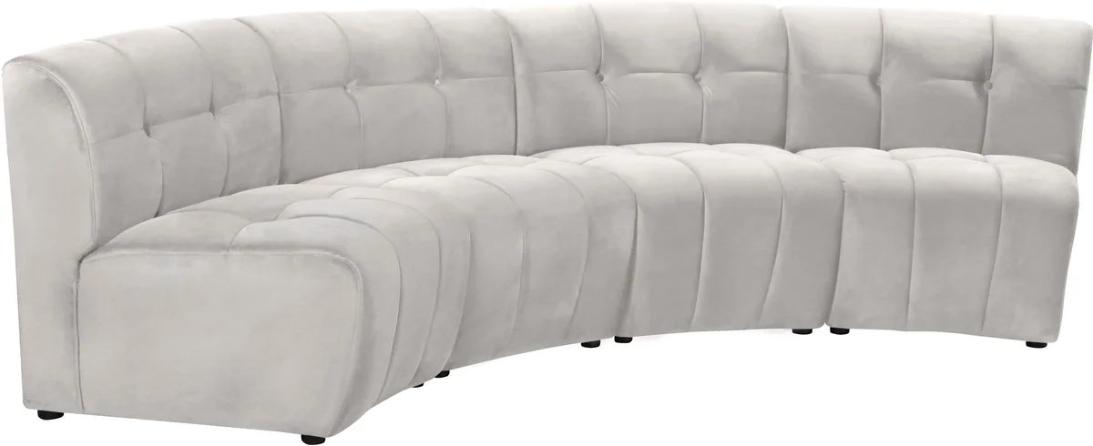 Limitless - 4 Piece Modular Sectional - Cream