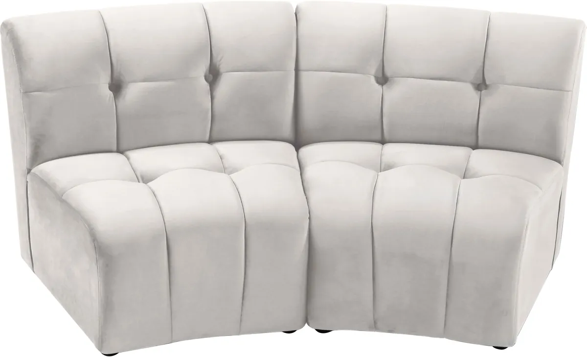 Limitless - 2 Piece Modular Sectional - Cream