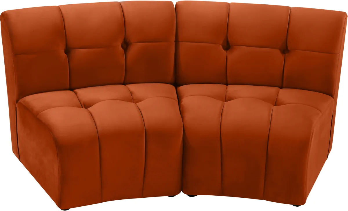 Limitless - 2 Piece Modular Sectional - Cognac