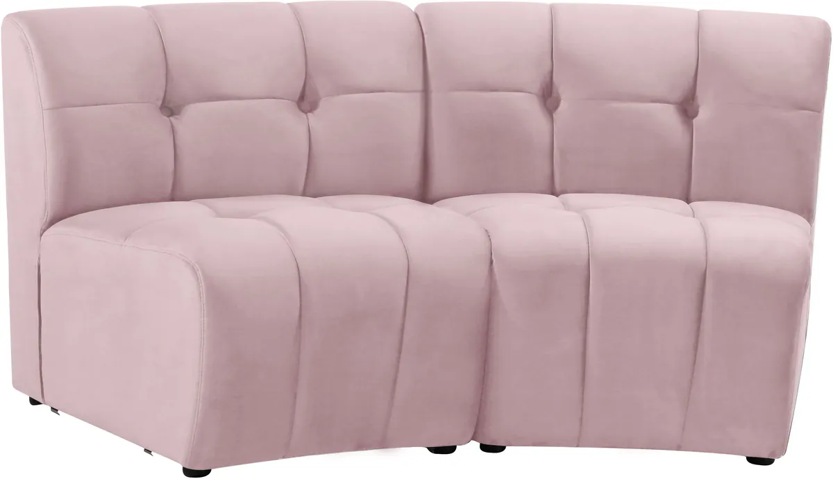 Limitless - 2 Piece Modular Sectional - Pink