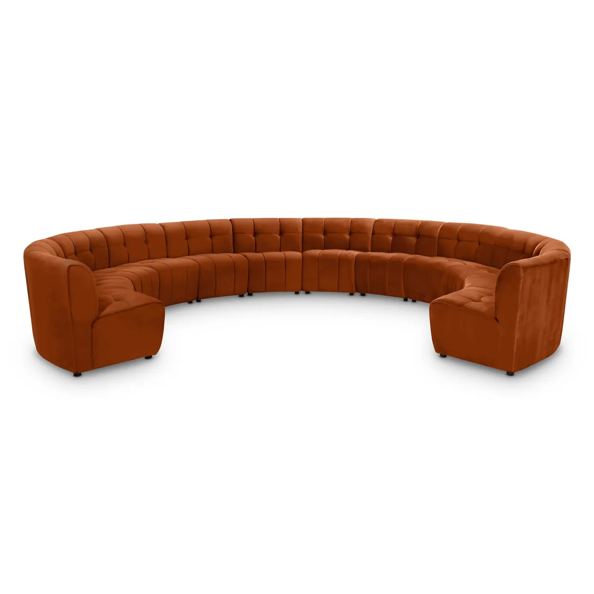Limitless - 12 Piece Modular Sectional - Cognac