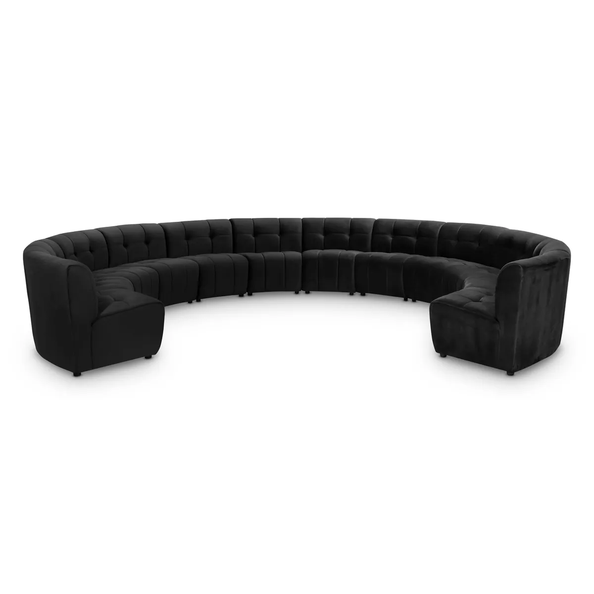 Limitless - 12 Piece Modular Sectional - Black