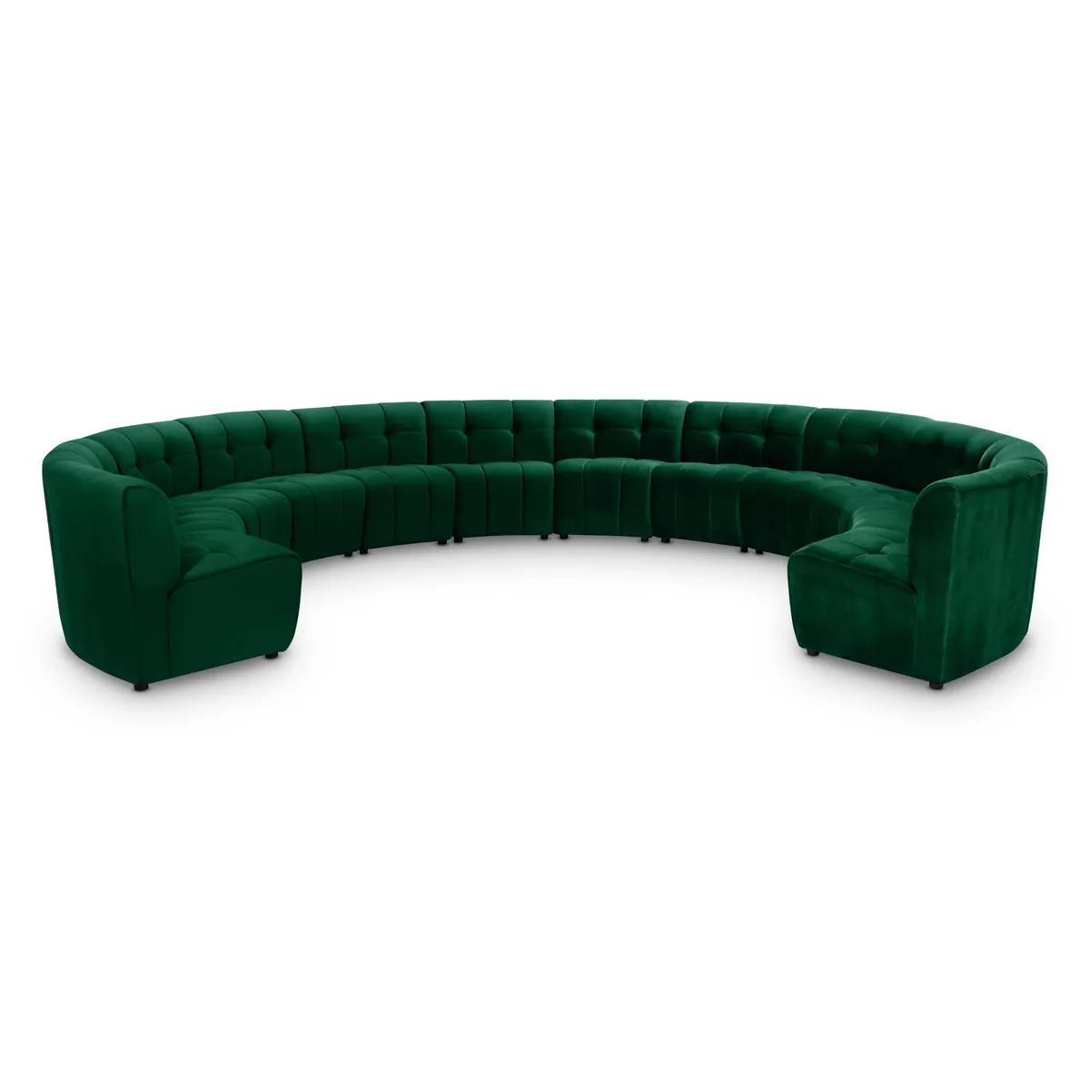 Limitless - 12 Piece Modular Sectional - Green