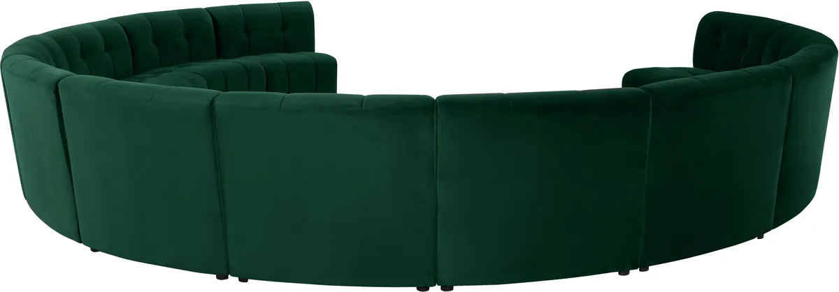 Limitless - 12 Piece Modular Sectional - Green