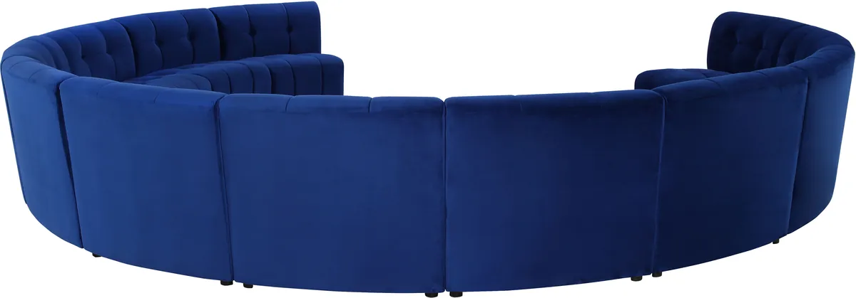 Limitless - 12 Piece Modular Sectional - Navy