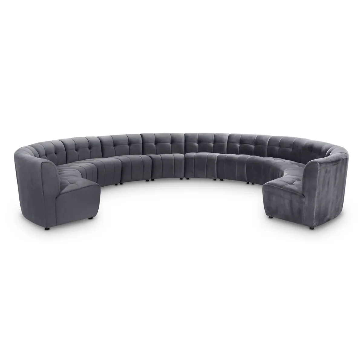 Limitless - 12 Piece Modular Sectional - Gray