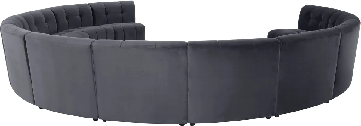Limitless - 12 Piece Modular Sectional - Gray