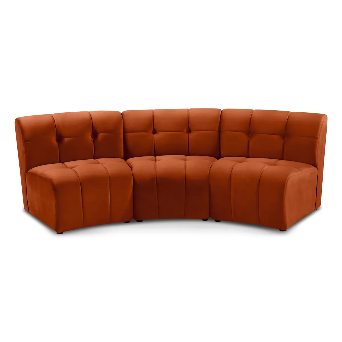 Limitless - 3 Piece Modular Sectional - Cognac