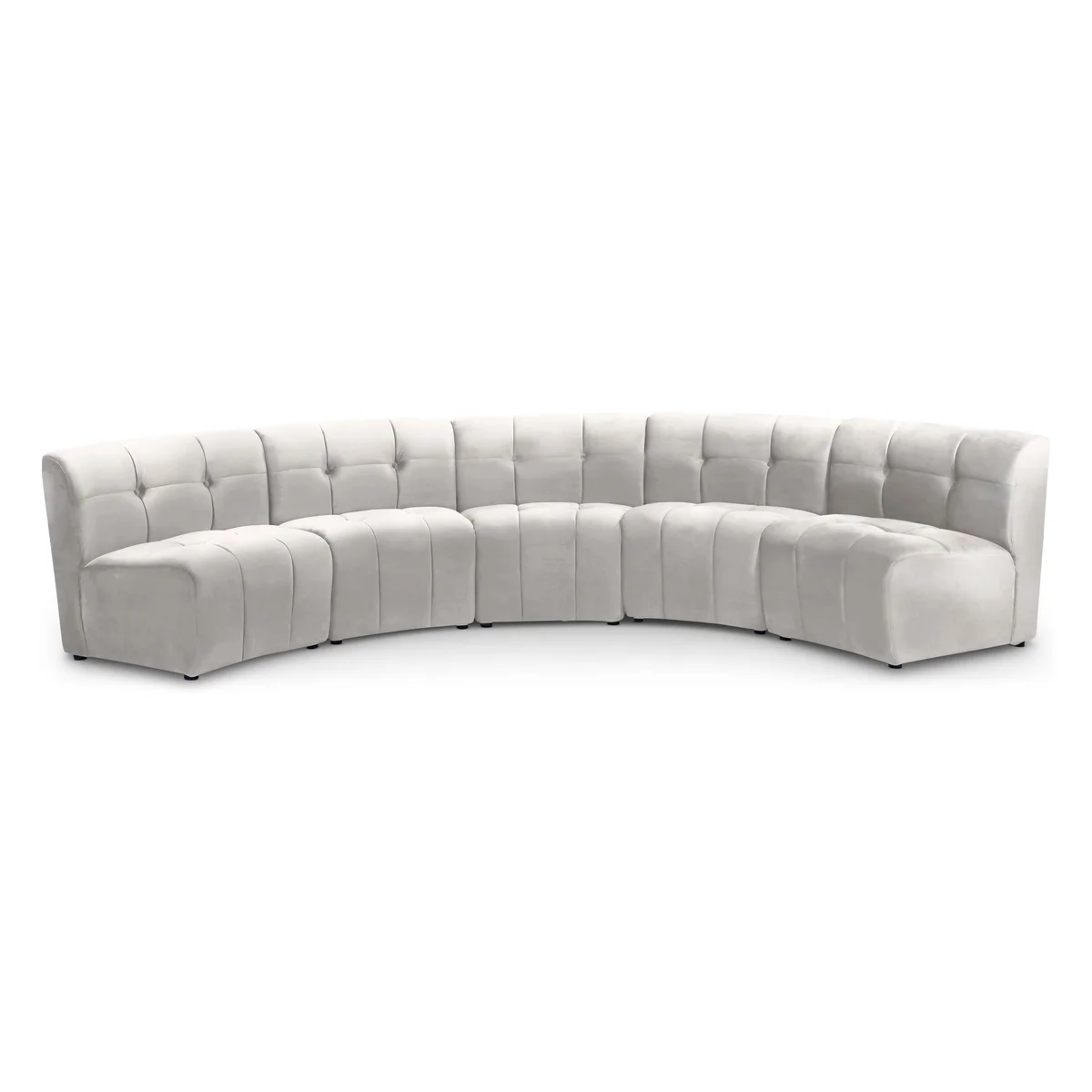 Limitless - 5 Piece Modular Sectional - Cream