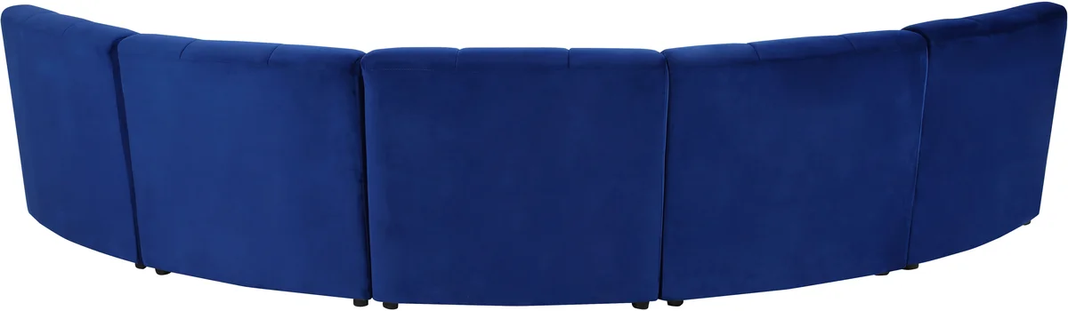 Limitless - 5 Piece Modular Sectional - Navy