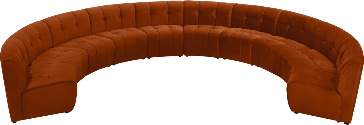 Limitless - 10 Piece Modular Sectional - Cognac
