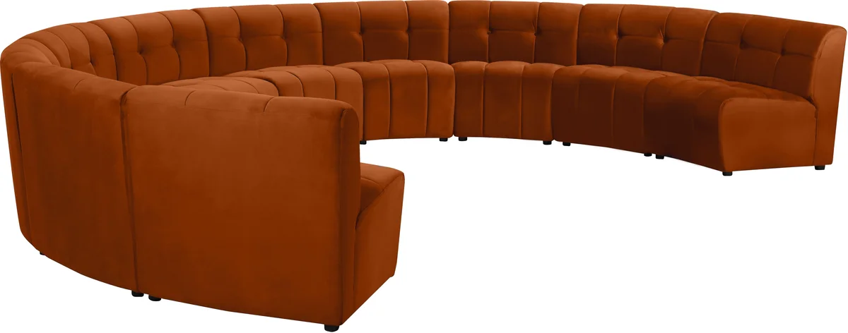 Limitless - 10 Piece Modular Sectional - Cognac