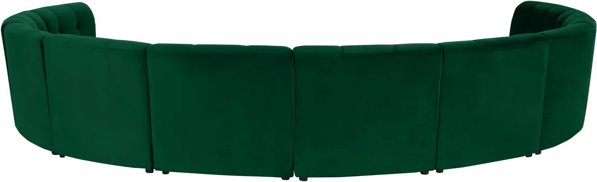 Limitless - 10 Piece Modular Sectional - Green