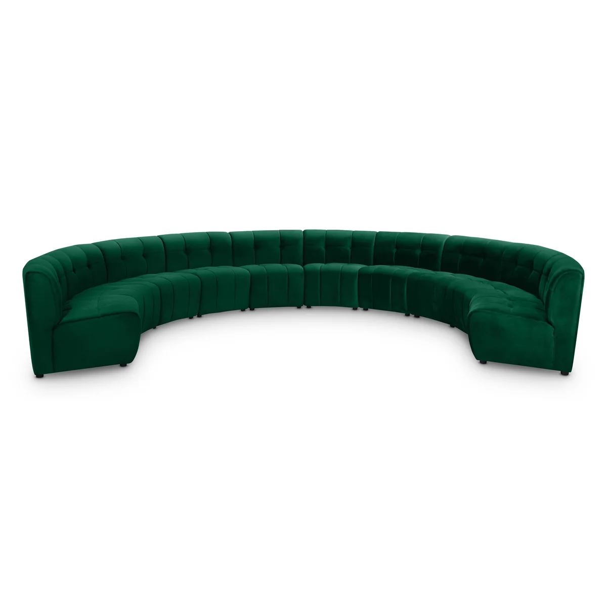 Limitless - 10 Piece Modular Sectional - Green