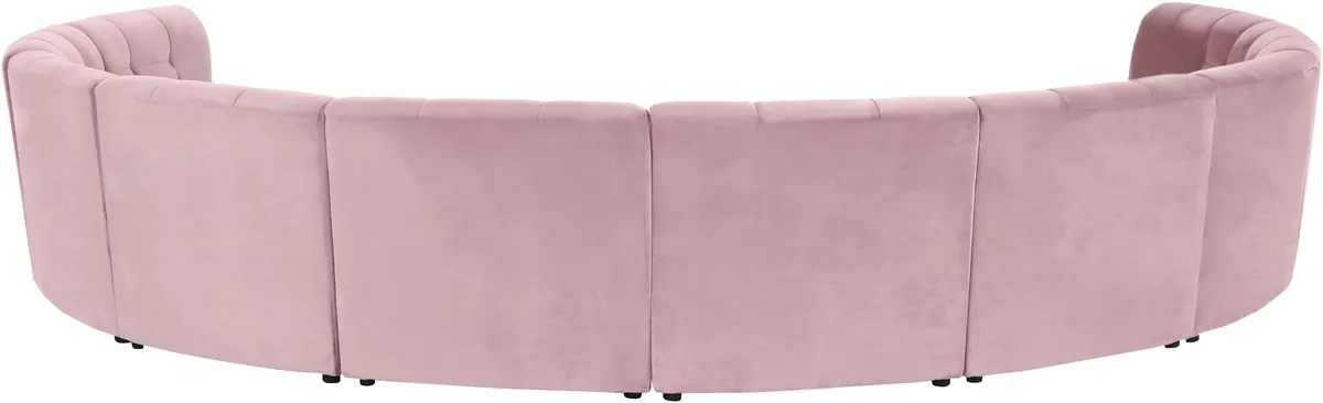 Limitless - 10 Piece Modular Sectional - Pink