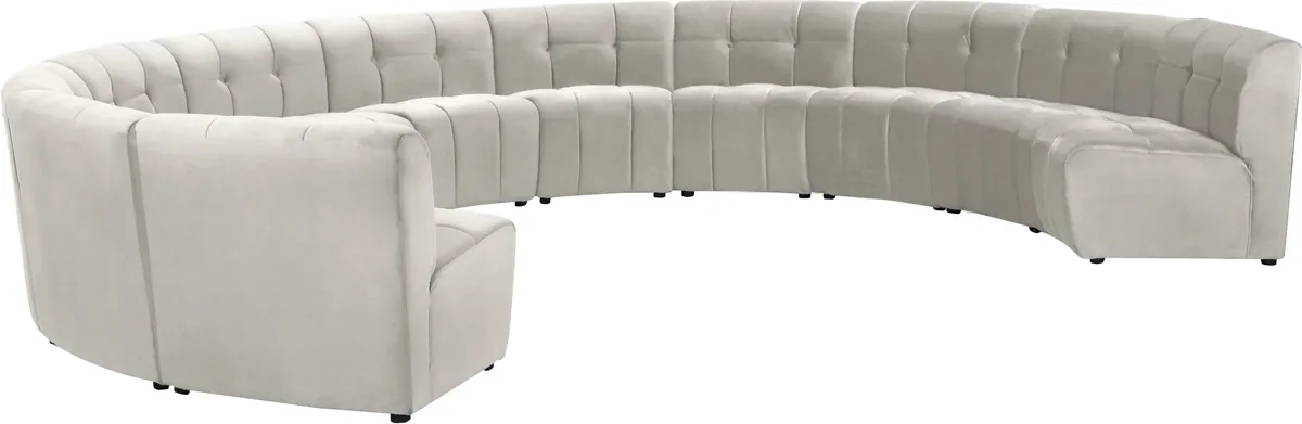 Limitless - 11 Piece Modular Sectional - Cream