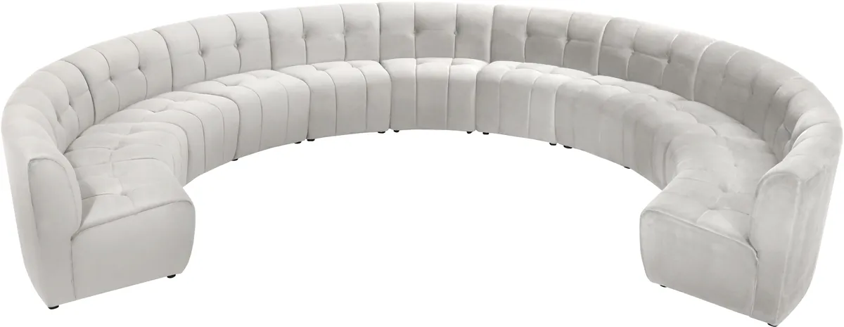 Limitless - 11 Piece Modular Sectional - Cream