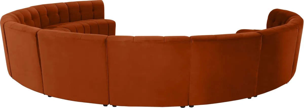 Limitless - 11 Piece Modular Sectional - Cognac