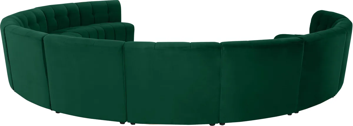 Limitless - 11 Piece Modular Sectional - Green