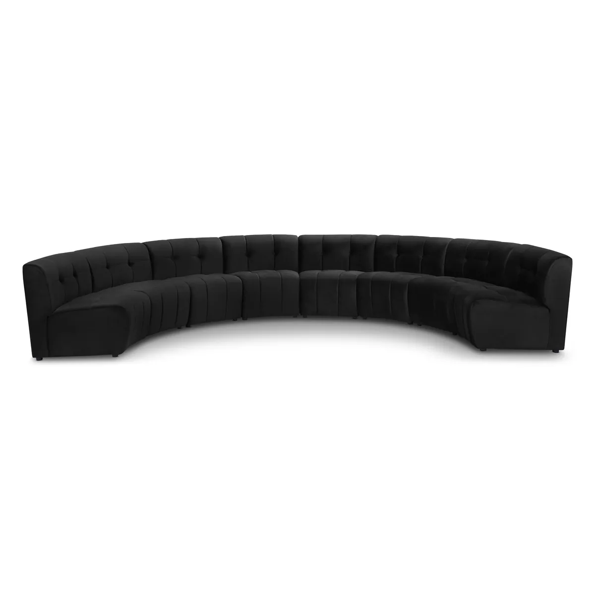 Limitless - 8 Piece Modular Sectional - Black