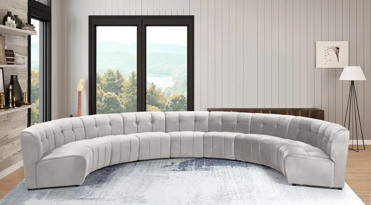 Limitless - 9 Piece Modular Sectional - Cream - View 2