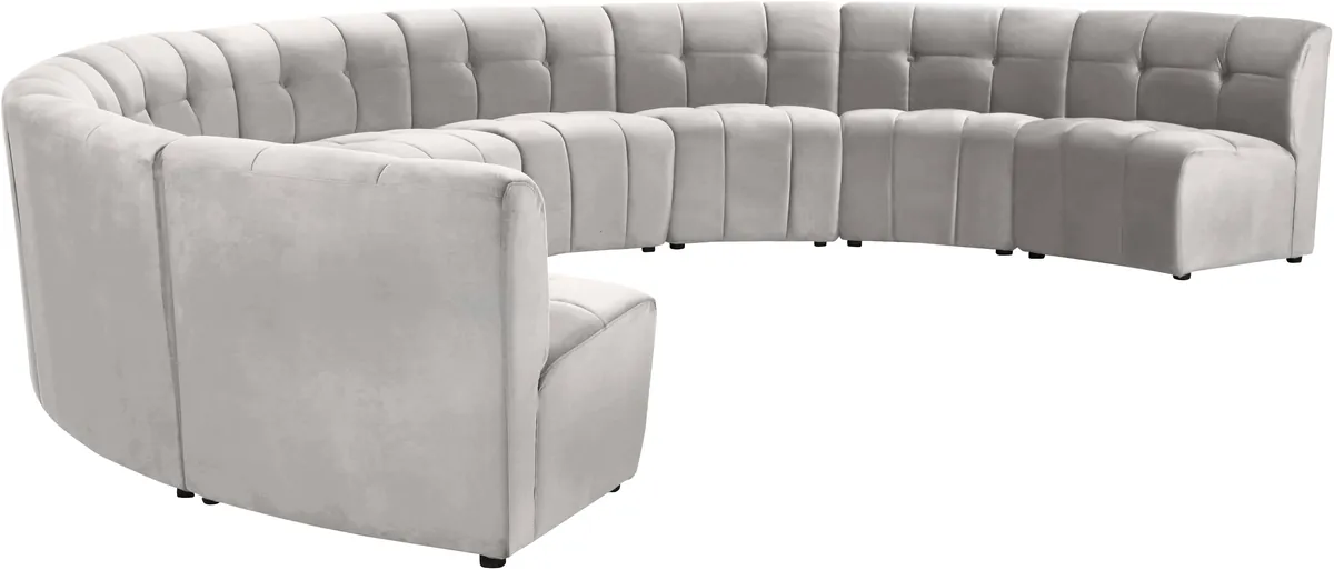 Limitless - 9 Piece Modular Sectional - Cream