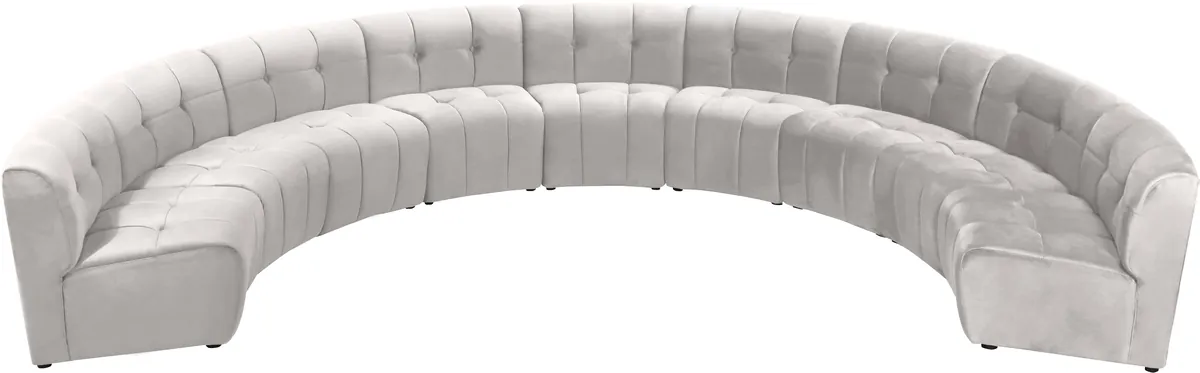 Limitless - 9 Piece Modular Sectional - Cream