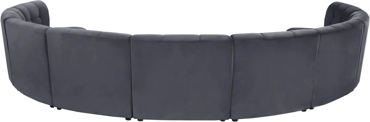 Limitless - 9 Piece Modular Sectional - Gray