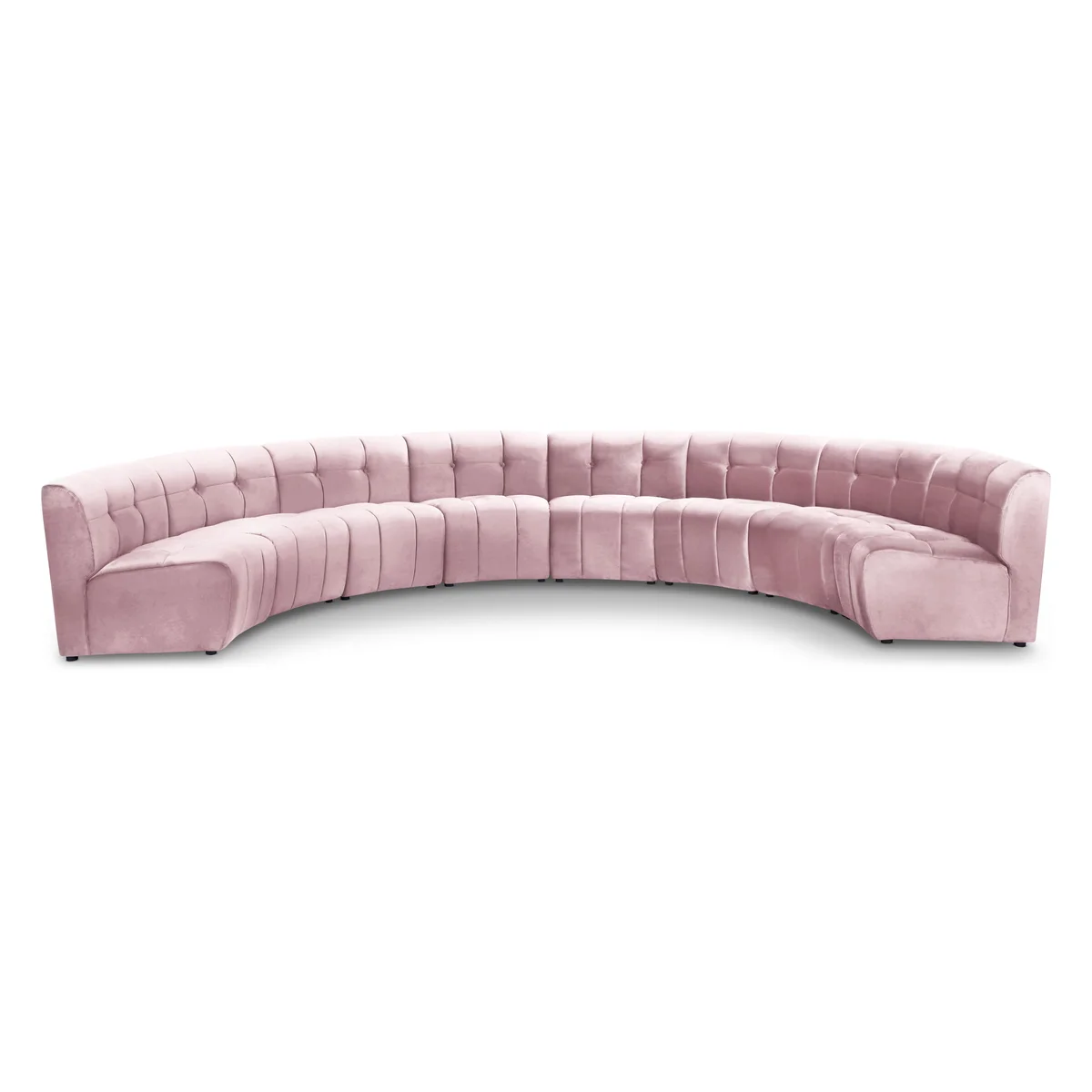 Limitless - 8 Piece Modular Sectional - Pink