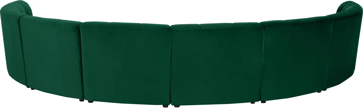 Limitless - 8 Piece Modular Sectional - Green