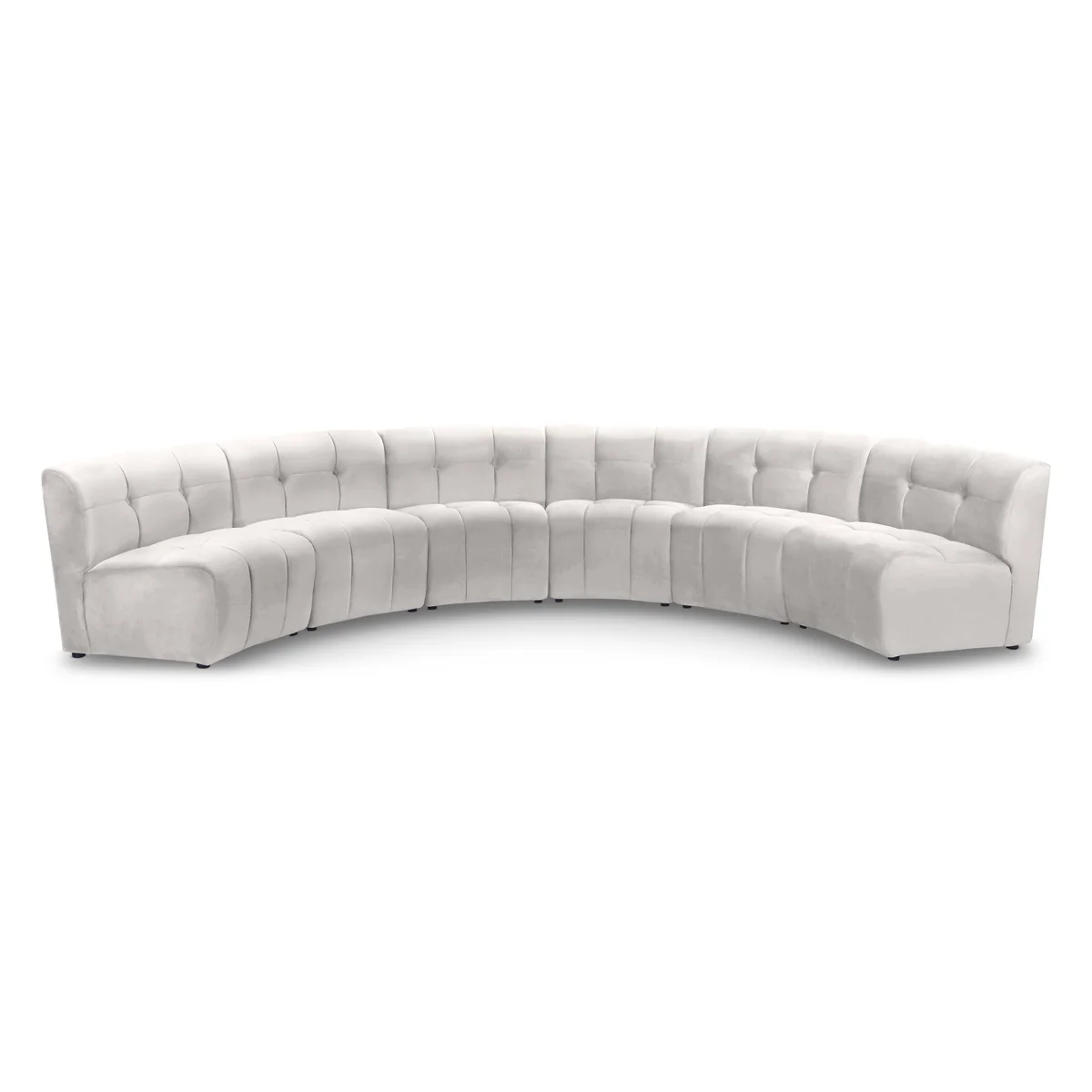 Limitless - 6 Piece Modular Sectional - Cream