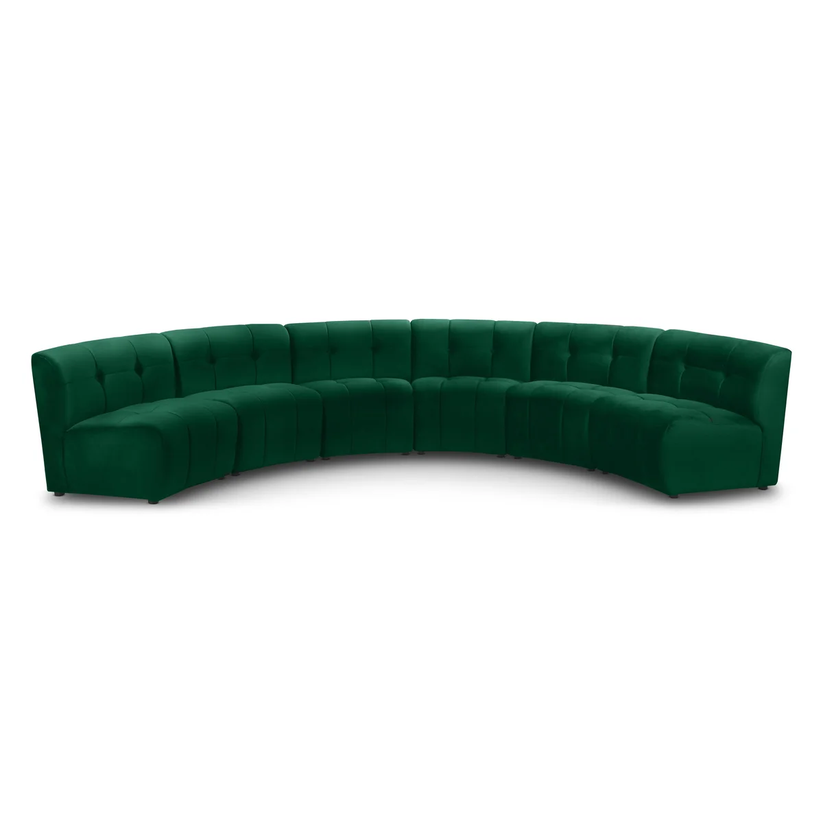 Limitless - 6 Piece Modular Sectional - Green