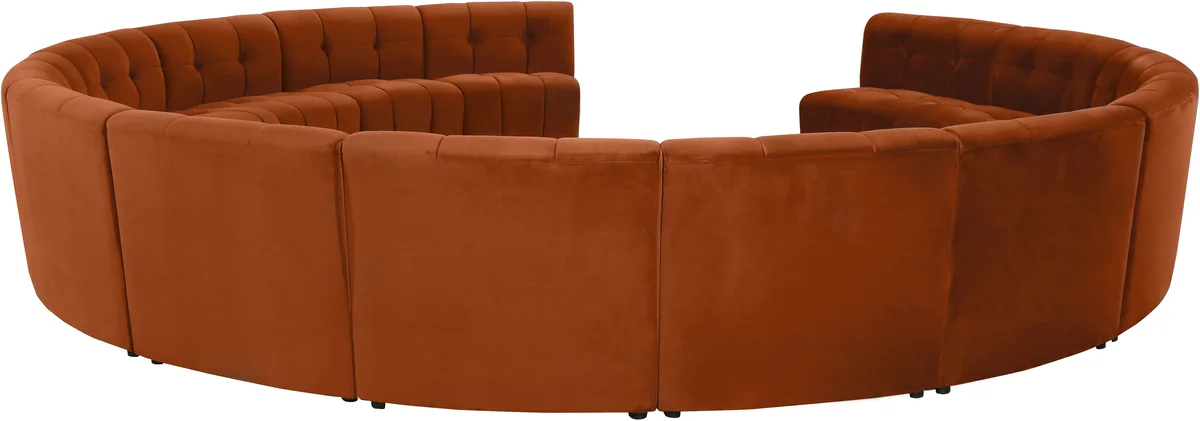 Limitless - 14 Piece Modular Sectional - Cognac