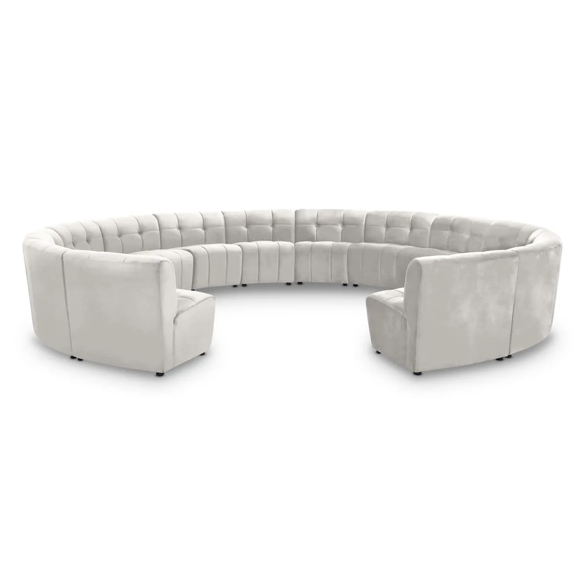 Limitless - 14 Piece Modular Sectional - Cream