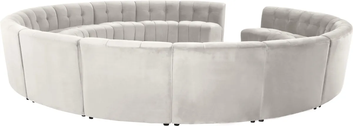 Limitless - 15 Piece Modular Sectional - Cream