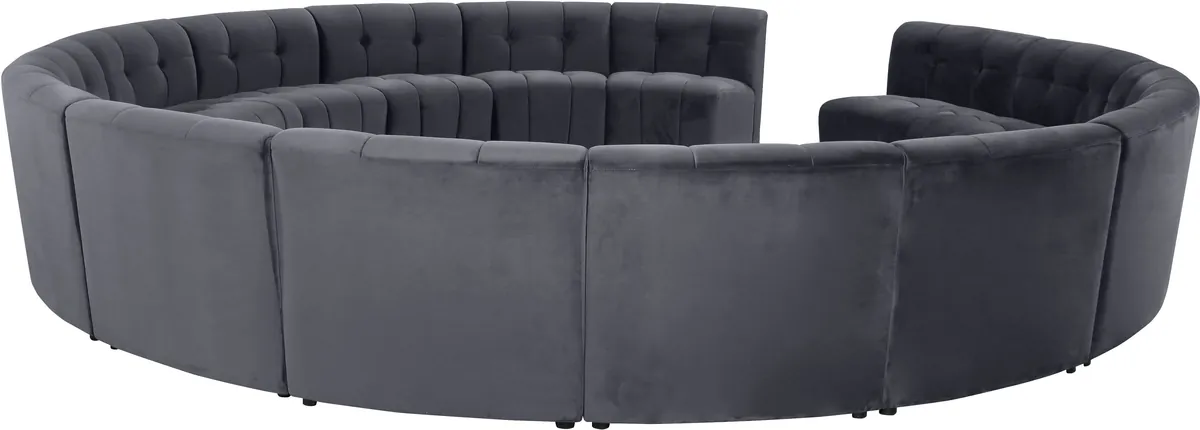 Limitless - 15 Piece Modular Sectional - Gray