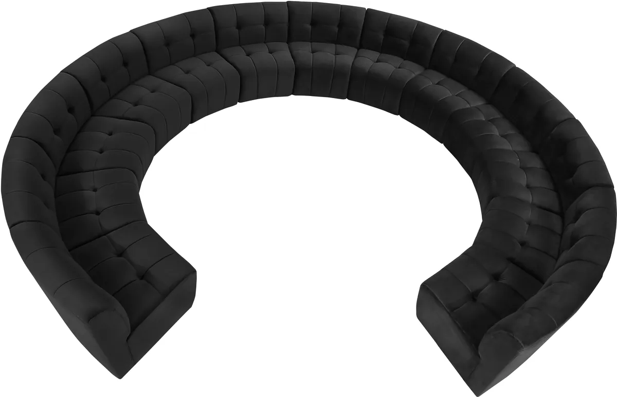 Limitless - 13 Piece Modular Sectional - Black