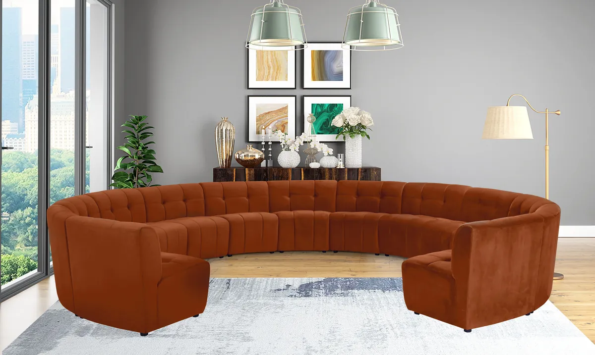Limitless - 13 Piece Modular Sectional - Cognac - View 2
