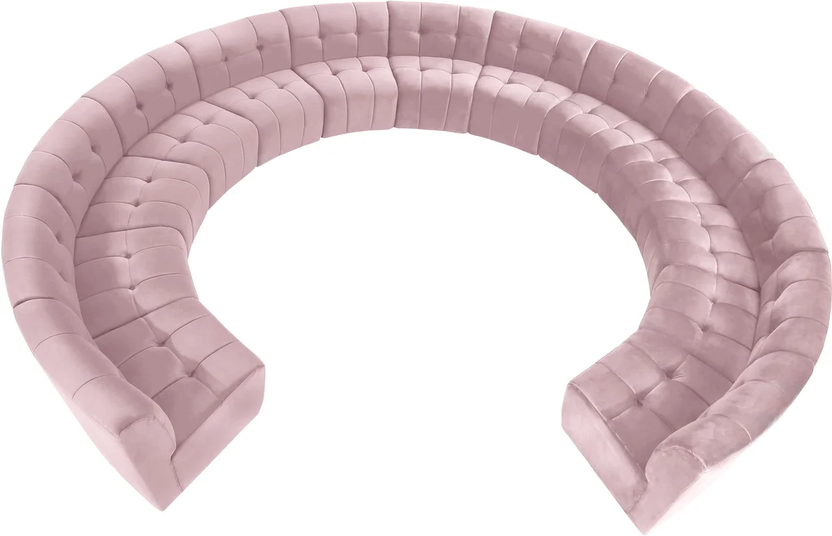 Limitless - 13 Piece Modular Sectional - Pink