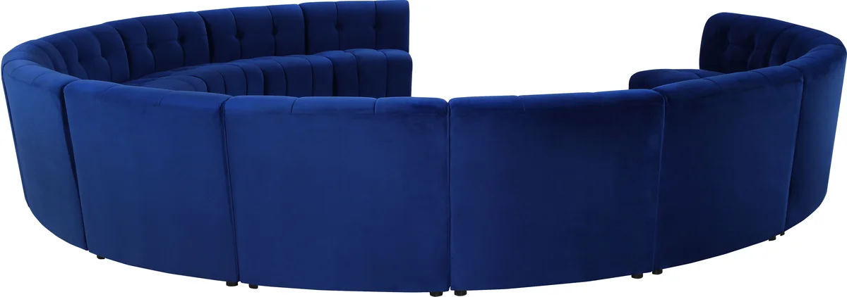 Limitless - 13 Piece Modular Sectional - Navy