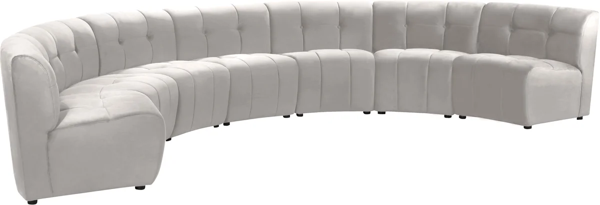Limitless - 7 Piece Modular Sectional - Cream