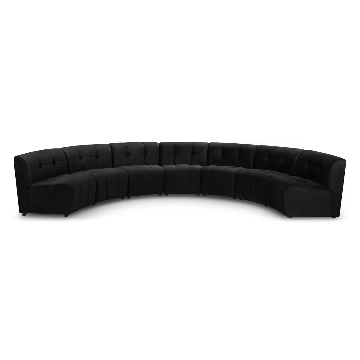 Limitless - 7 Piece Modular Sectional - Black