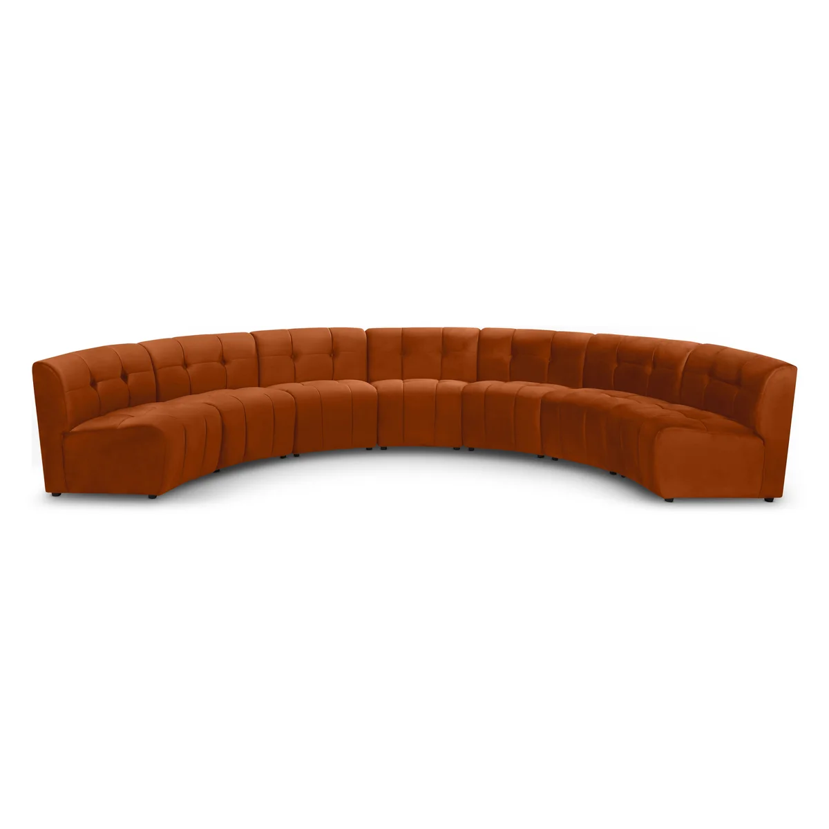 Limitless - 7 Piece Modular Sectional - Cognac