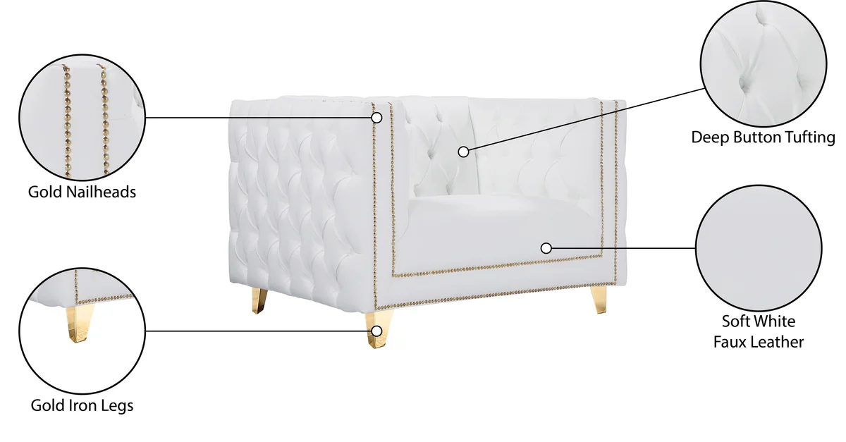 Michelle - Chair - White