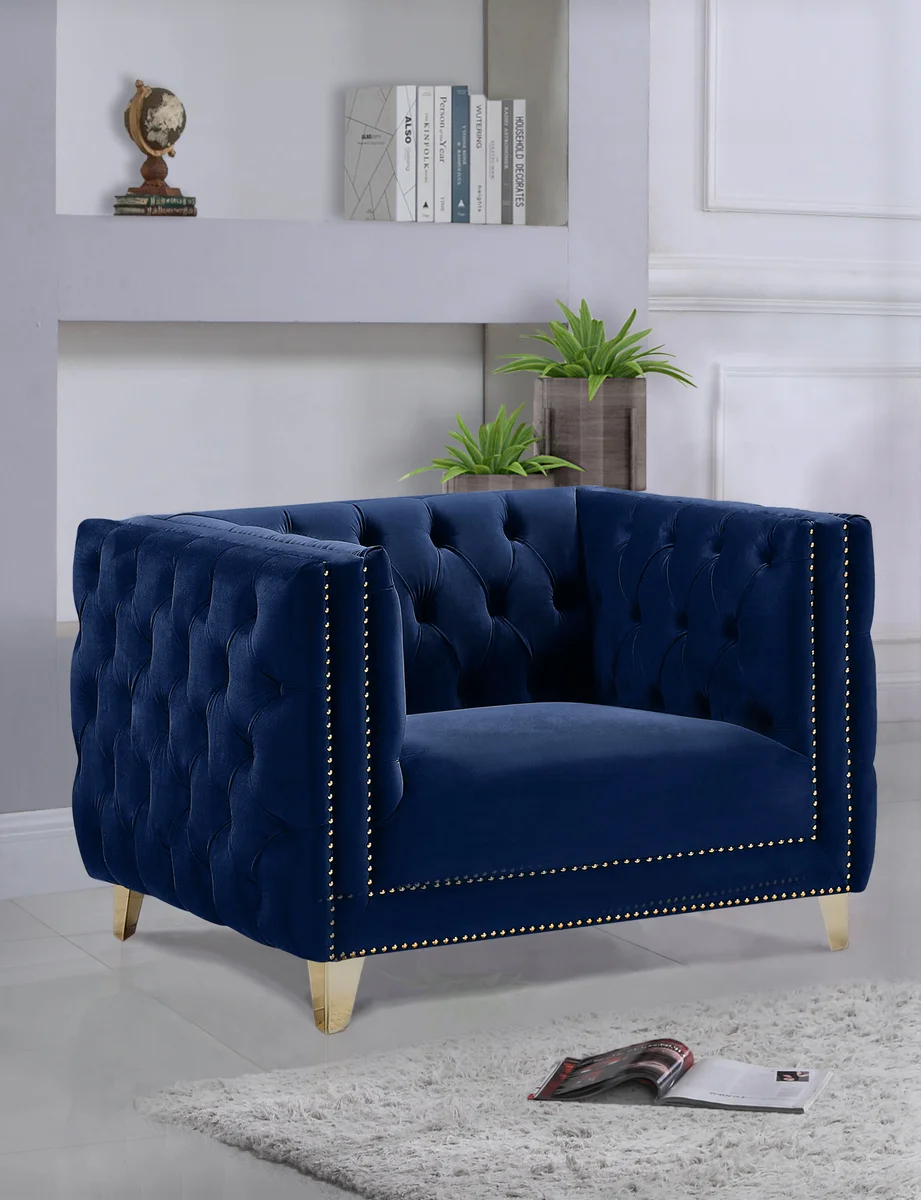 Michelle - Chair - Navy - View 2