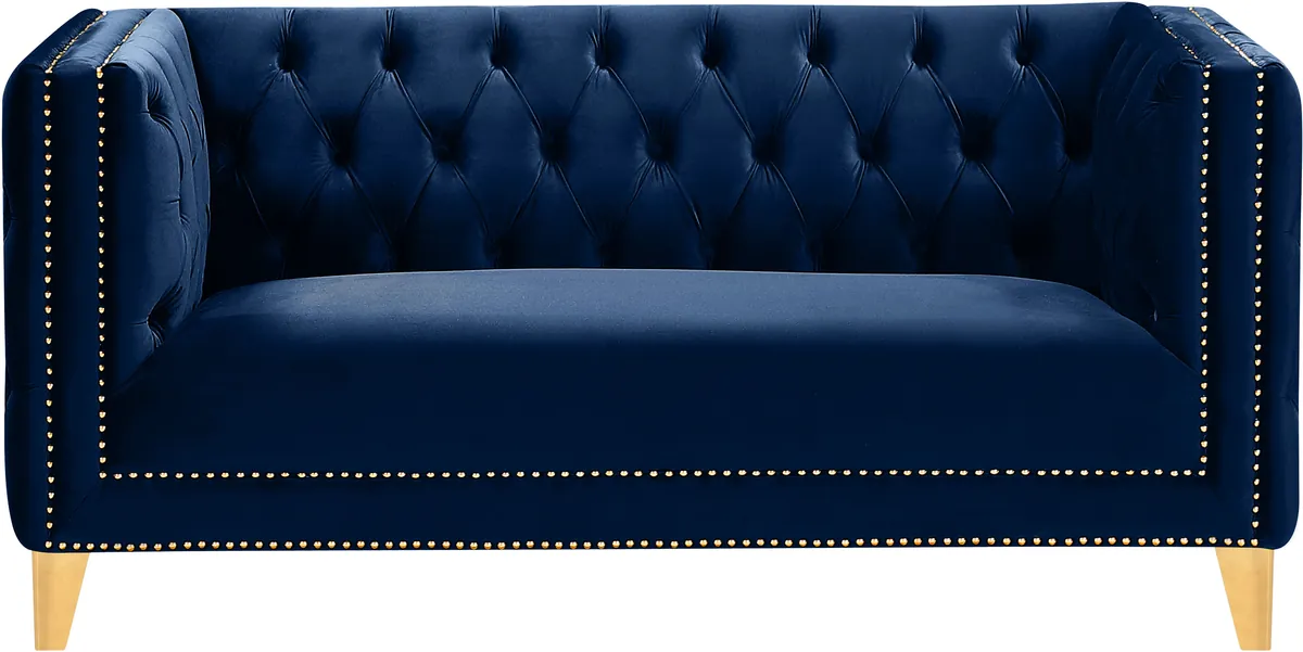 Michelle - Loveseat - Navy