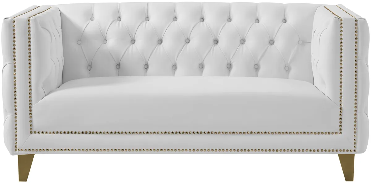 Michelle - Loveseat - White