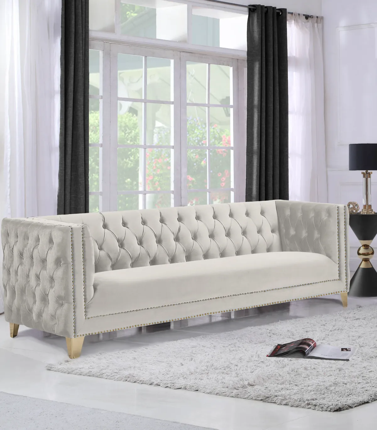 Michelle - Sofa - White - View 2